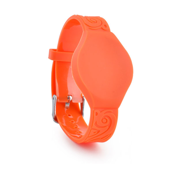 orange pvc wristbands
