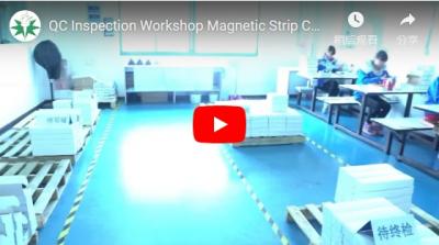QC Inspection Workshop Magnetic Strip Card