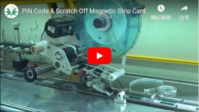 PIN Code & Scratch Off Magnetic Strip Card